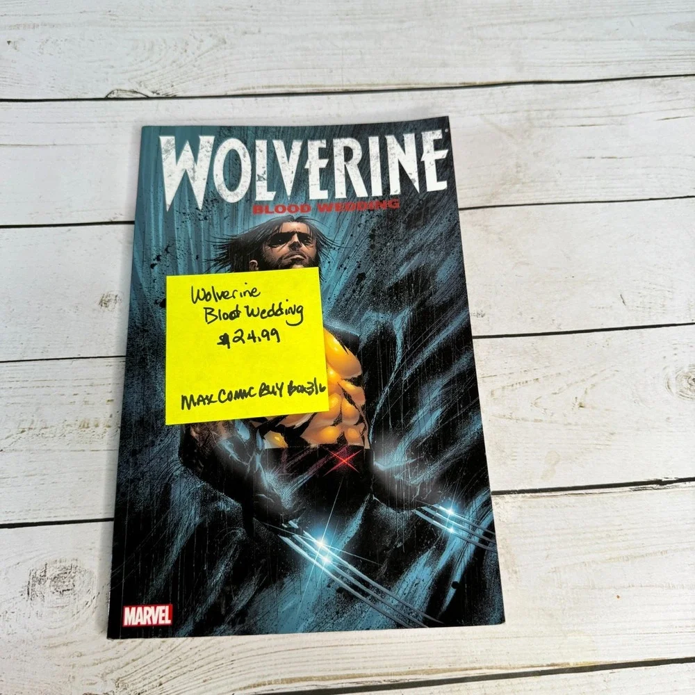 Wolverine Blood Wedding Marvel Comics‎ 2013 First Printing Superheroes Paperback